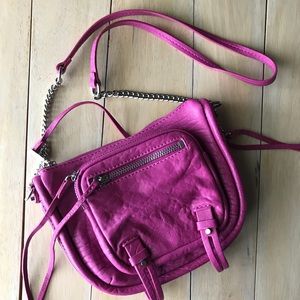 She-lo Leather Pink Bubble Gum Crossbody